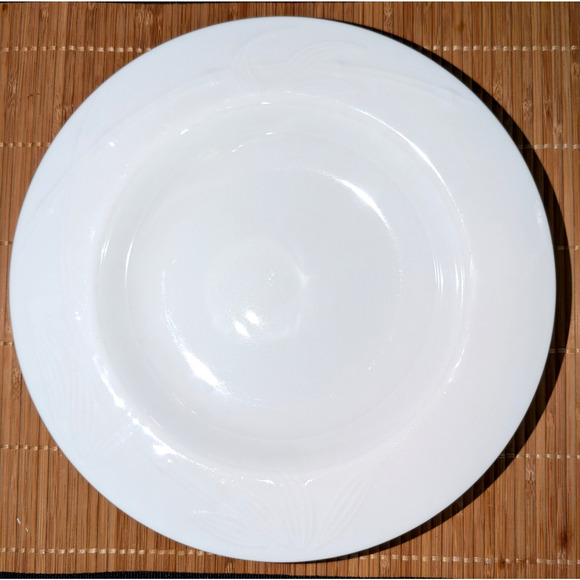 Mikasa Studio Nova BAMBOO WHITE M2050 Rim Serving Bowl 10.25" Fine China - Picture 2 of 5